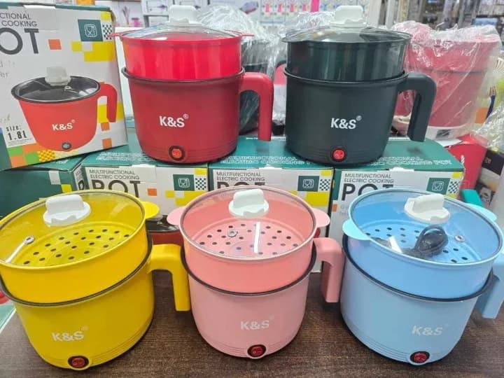 Electric Panci Non-stick Mini Rice Cooker 1.8L 2