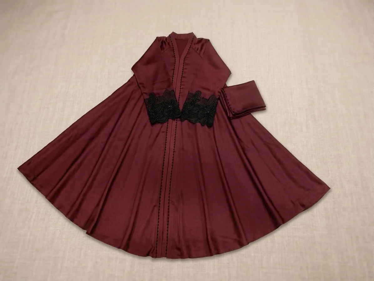 Xafran Hatai Karchupi Boro Gher abaya – মার্জিত ও স্টাইলিশ লুক 3