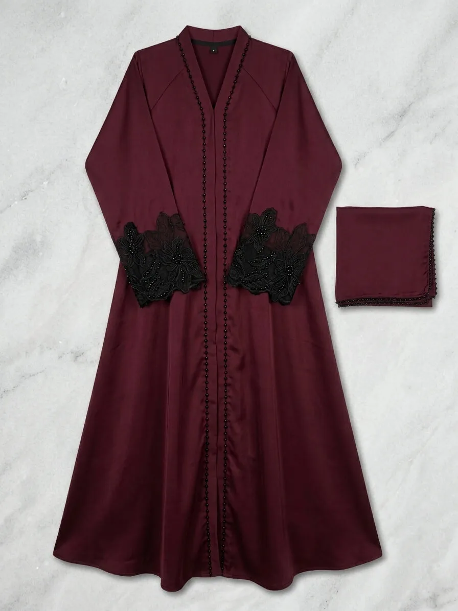 Xafran Hatai Karchupi Boro Gher abaya – মার্জিত ও স্টাইলিশ লুক