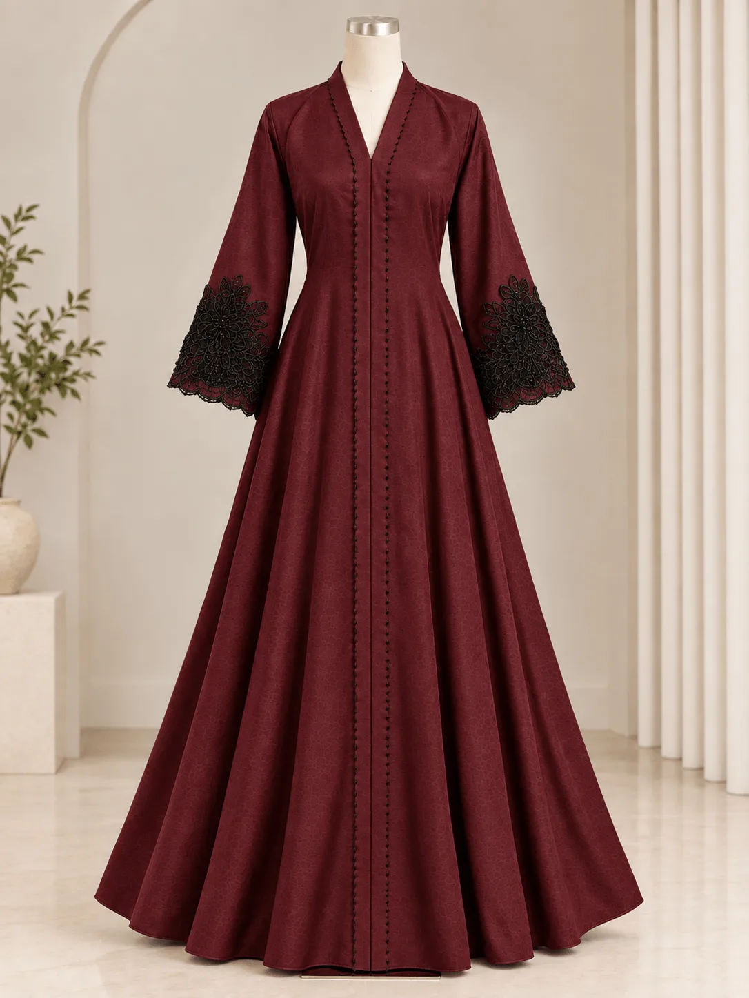 Xafran Hatai Karchupi Boro Gher abaya – মার্জিত ও স্টাইলিশ লুক 4
