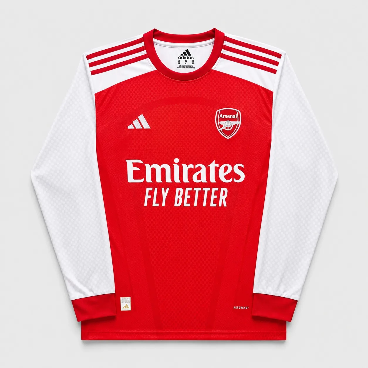 Arsenal 2025/26 Long Sleeve Home Jersey – adidas